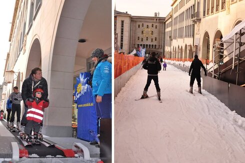 City Ski Brüssel: Zauberteppich mitten in der Stadt