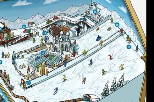 Indoor Zauberteppich: Indoor Skiing mit Sunkid Zauberteppich