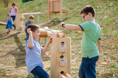 Holzkugelbahn Ratscher Landhaus
